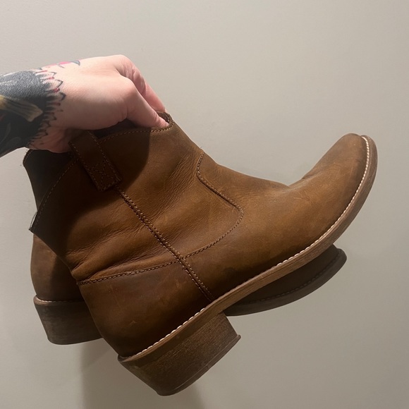 Madewell zip up leather booties - Picture 3 of 4